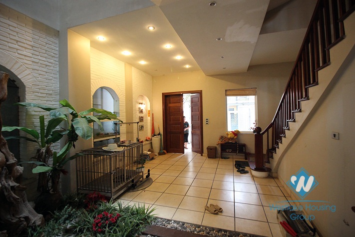 Modern house rental with a pool, nice wooden floor and balcony in Tay Ho